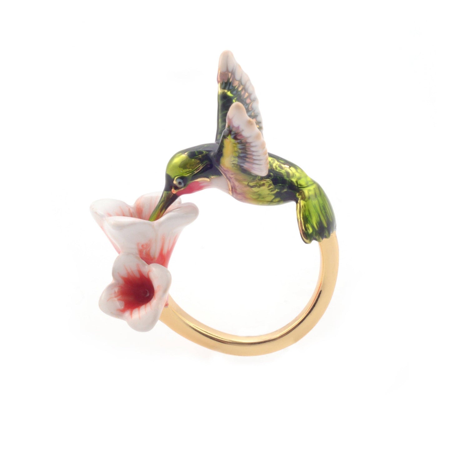 Bill Skinner Hummingbird Ring -säädettävä sormus