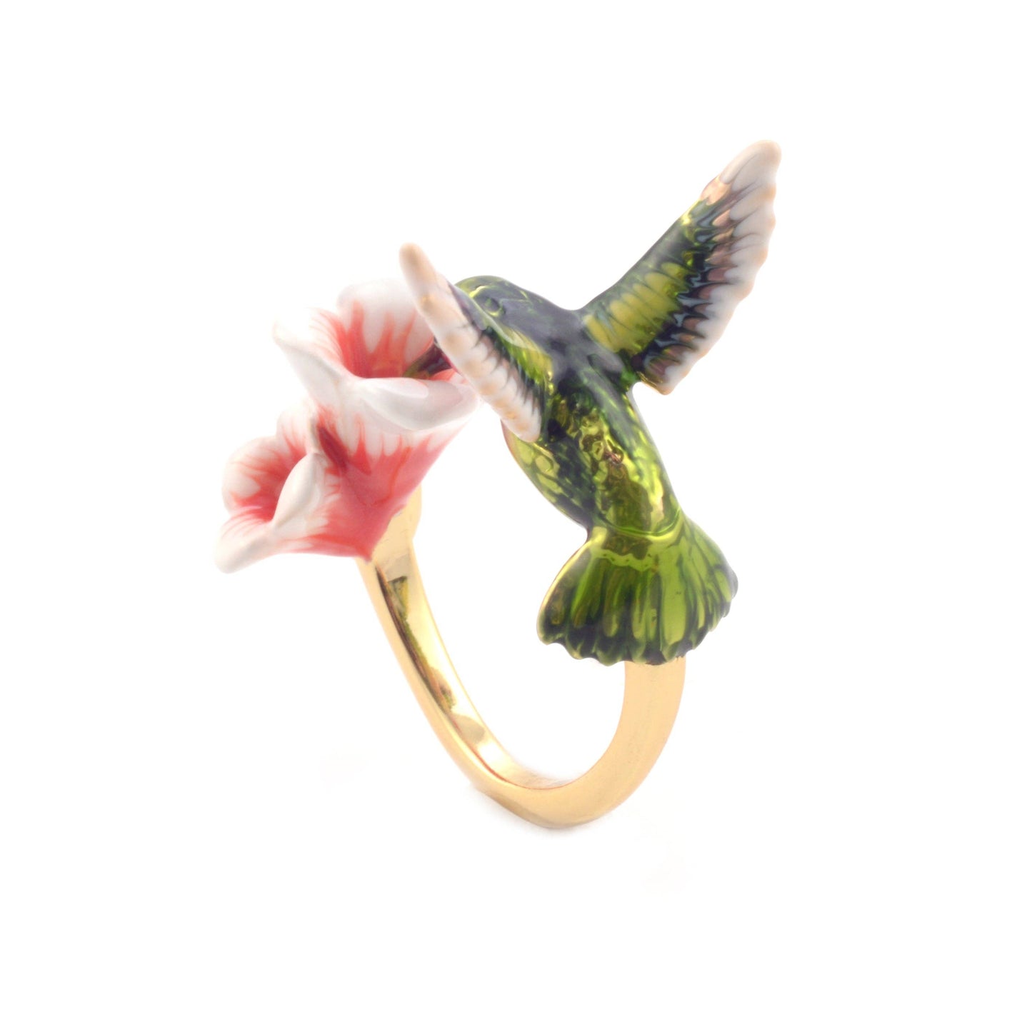 Bill Skinner Hummingbird Ring -säädettävä sormus