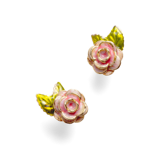 Bill Skinner Vintage Rose Studs -nappikorvakorut