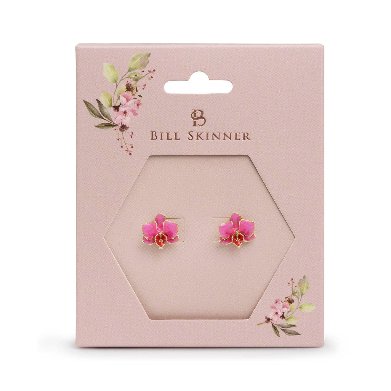 Bill Skinner Orchid Studs -nappikorvakorut