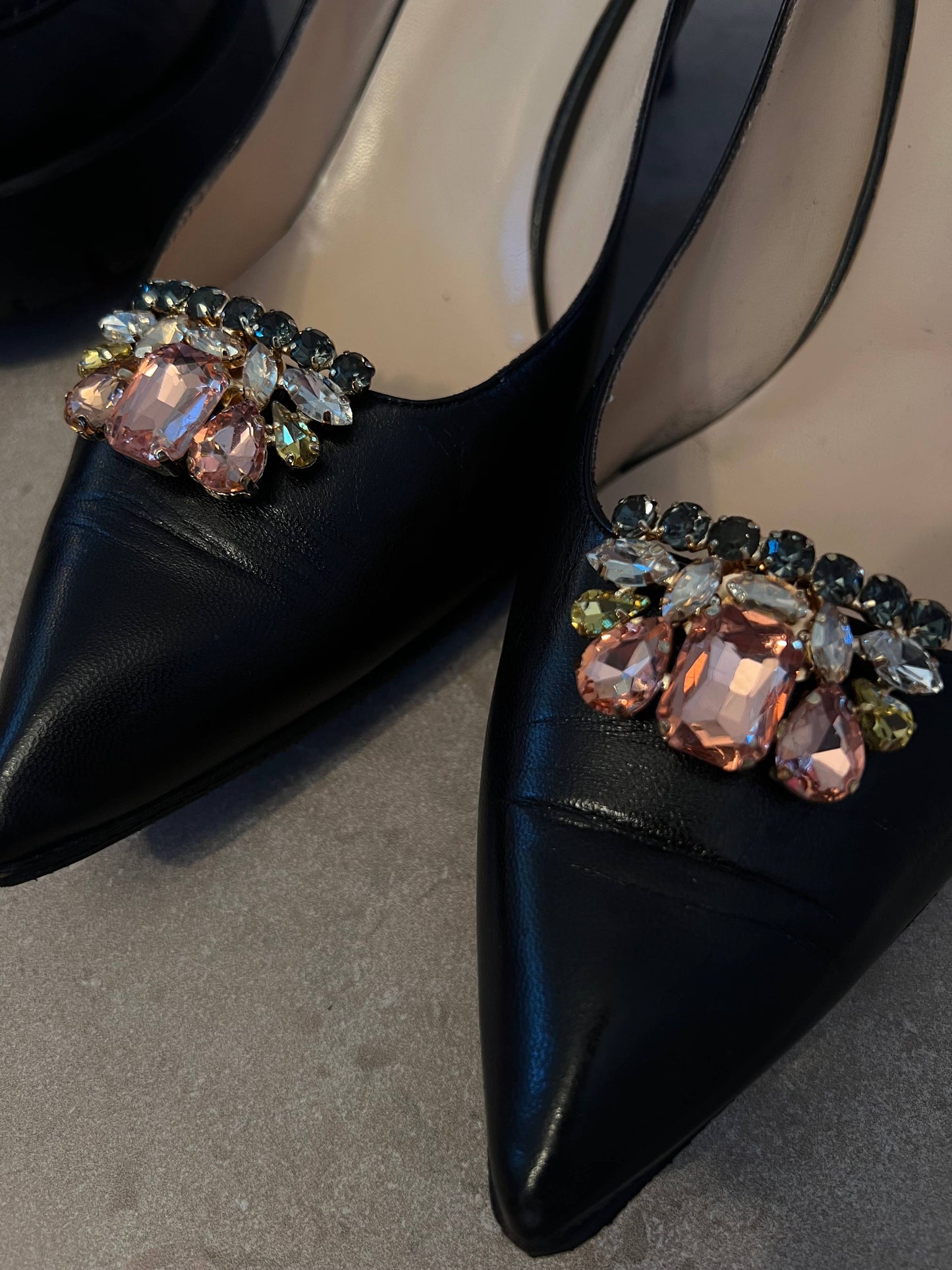 The Shoelace Brand Multicolor Gemstone Cluster – Shoe Charm / Shoe Clip