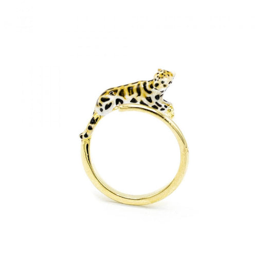 Bill Skinner Clouded Leopard Open Ring -säädettävä sormus