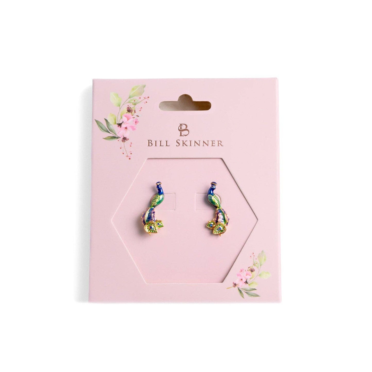 Bill Skinner Peacock Studs -nappikorvakorut