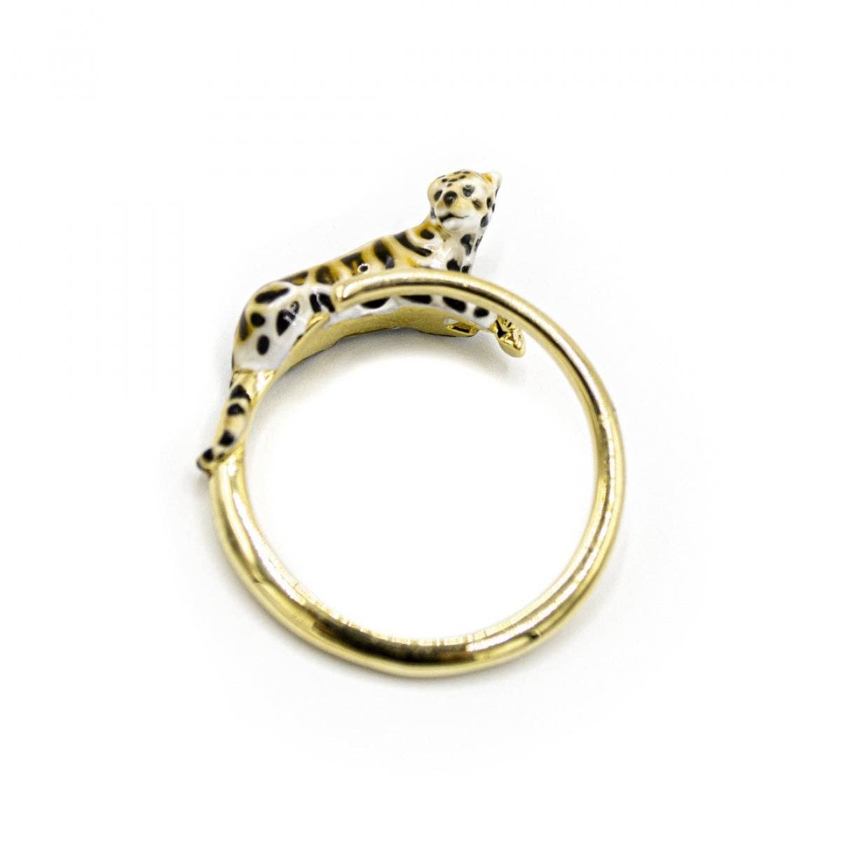 Bill Skinner Clouded Leopard Open Ring -säädettävä sormus
