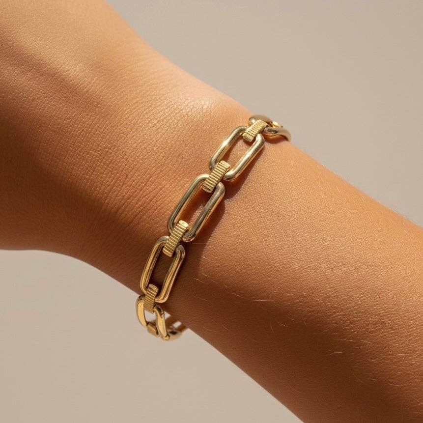 DUESTELLE ITALIA Golden Links -rannekoru